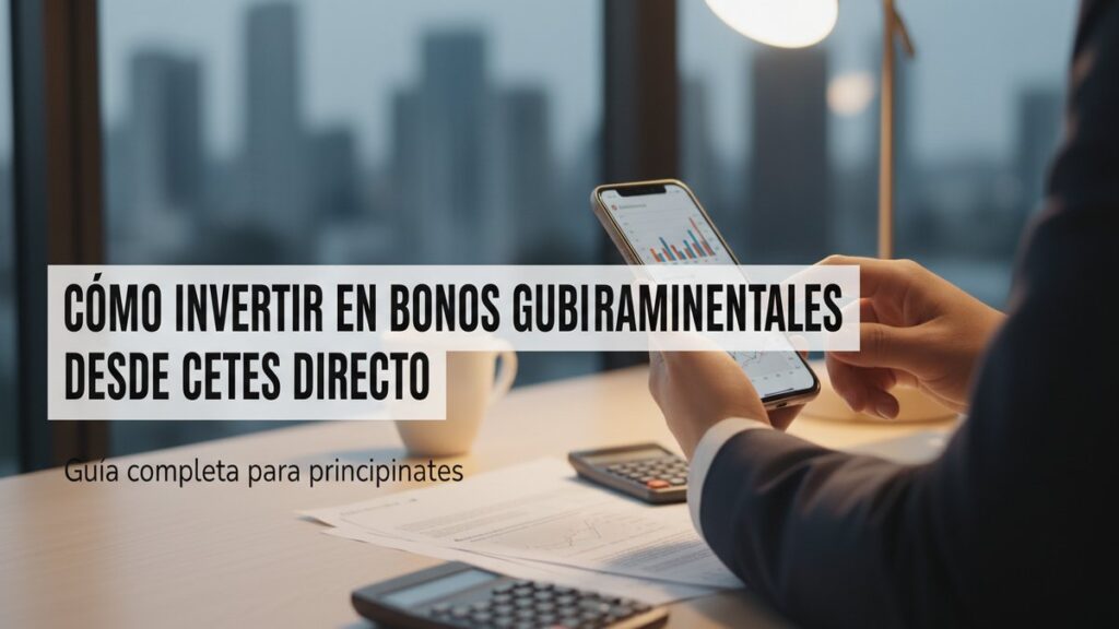 Cómo invertir en bonos gubernamentales desde CETES Directo
