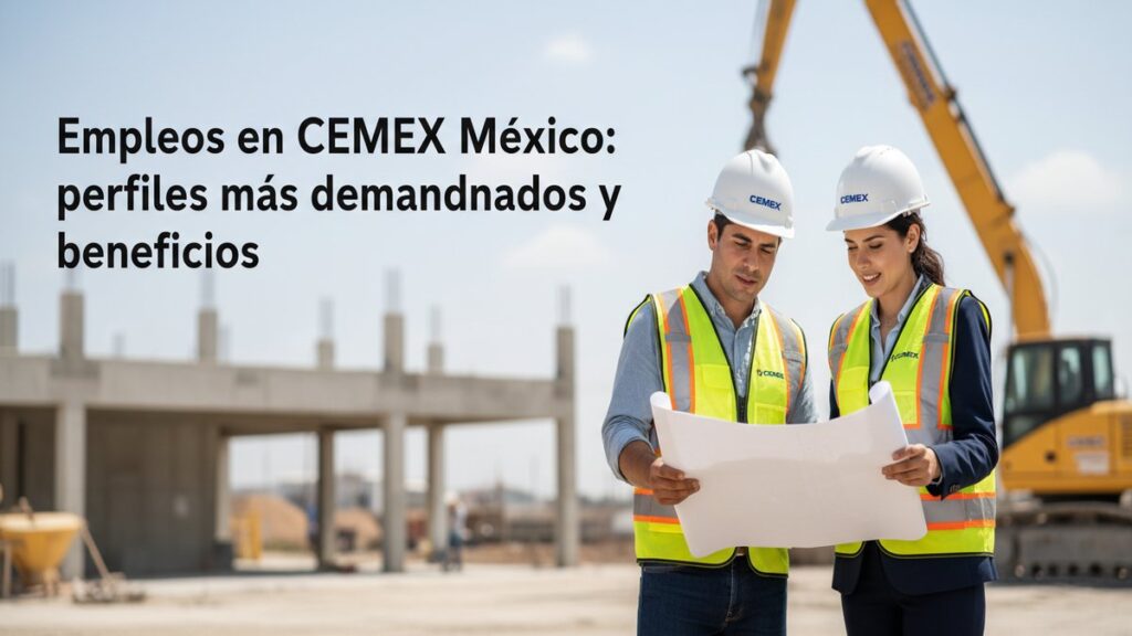 Empleos en CEMEX México: perfiles más demandados y beneficios