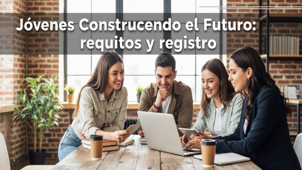 Jóvenes Construyendo el Futuro: requisitos y registro