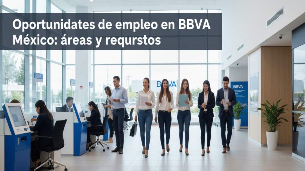 Oportunidades de empleo en BBVA México: áreas y requisitos