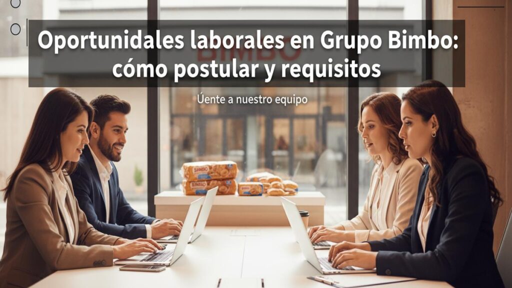Oportunidades laborales en Grupo Bimbo: cómo postular y requisitos