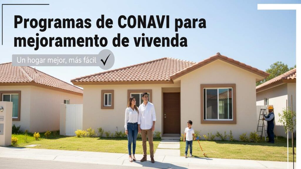 Programas de CONAVI para mejoramiento de vivienda